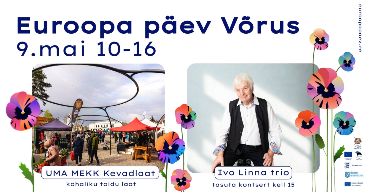 Kevadlaada ja tasuta Ivo Linna kontserdi reklaam Euroopa päeva ürituste raames. 