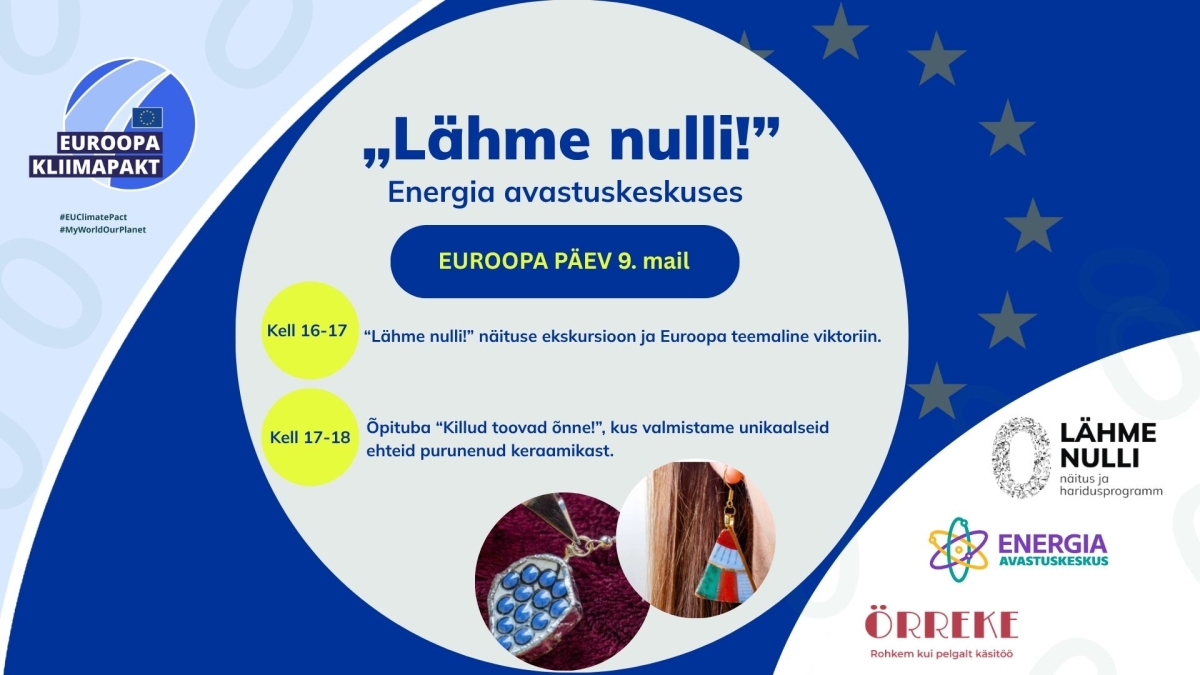 Plakat üritusele "Lähme nulli" toimumisinfo ja paari illustreeriva pisipildiga. 